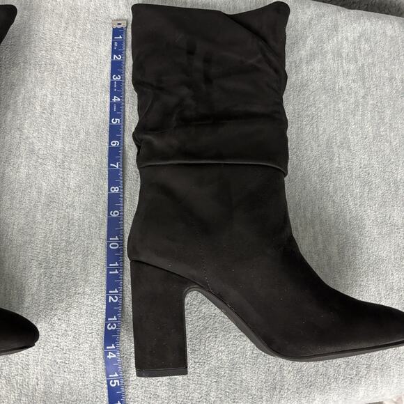 Chinese Laundry Womens Boots Size 9 Black Suedette office event goth - Picture 12 of 16